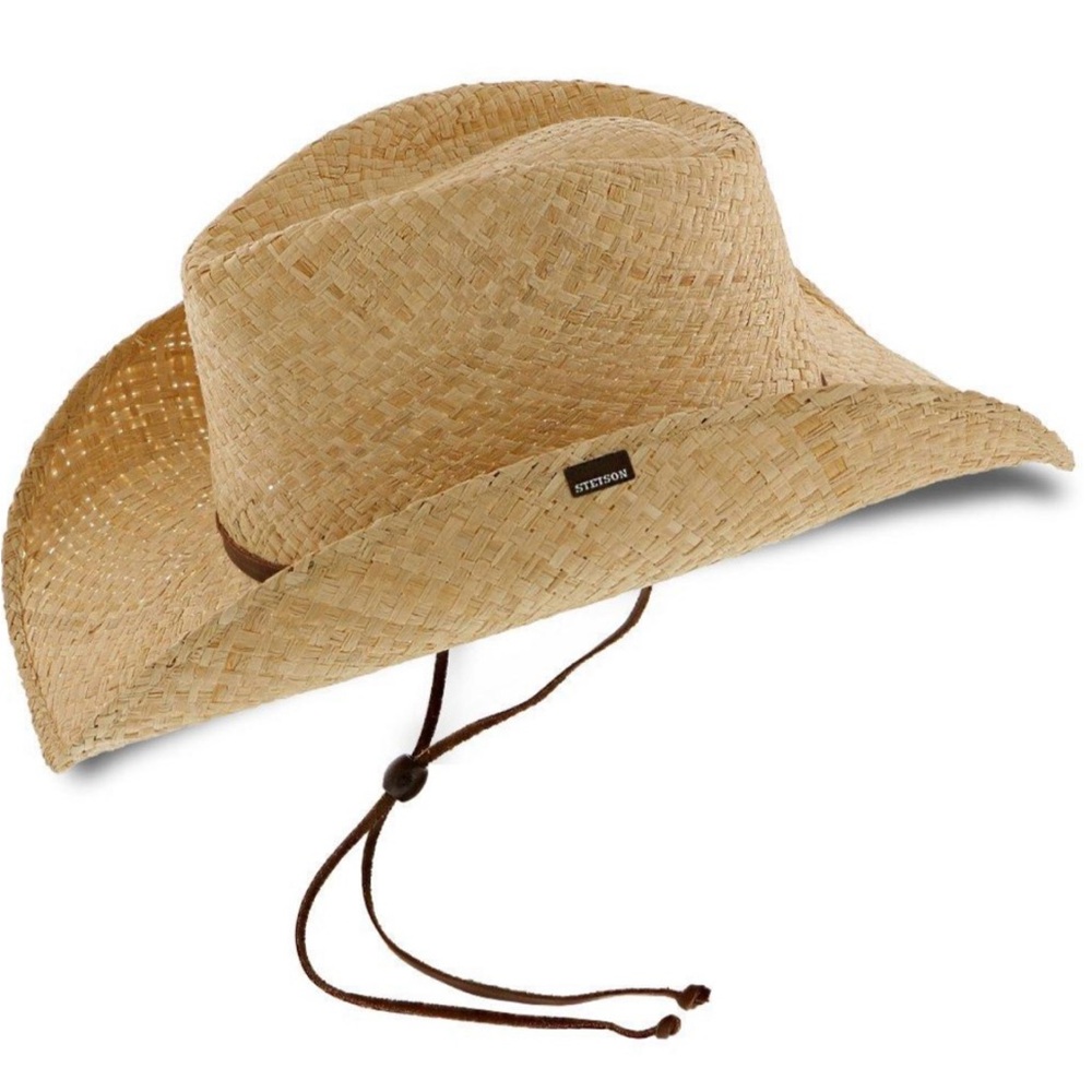 Stetson crushable straw cowboy hat L